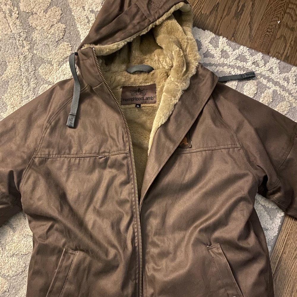 Hemp Hoodlamb jacket Grassroots collaboration